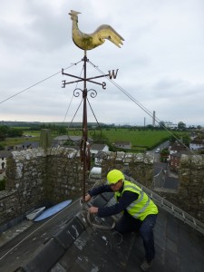 Weathervane On Roof